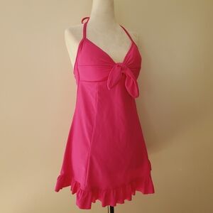 Niki Wior Halter Skirted Swimsuit